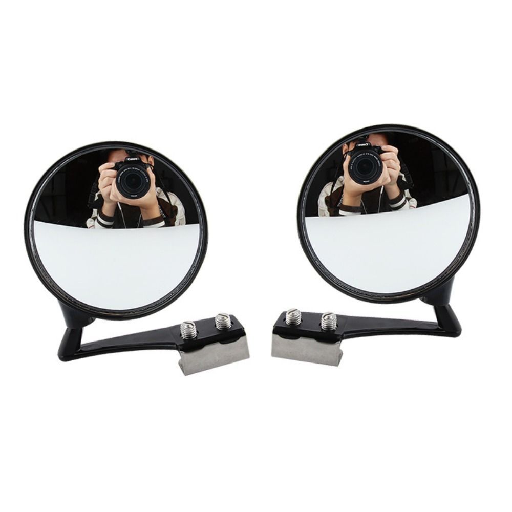 

1 Pair Abs Car Front Wheel Blind Spot Mirror 360 Degree Adjustable Rotatable Rearview Auxiliary Mirror Left Right Universal Auto Accessory чёрный