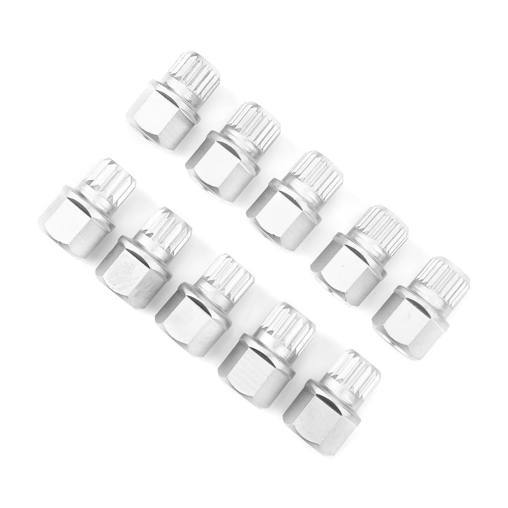 10Pcs Wheel Locking Lug Nut Key Set Remover Installation Anti‑Theft Kit