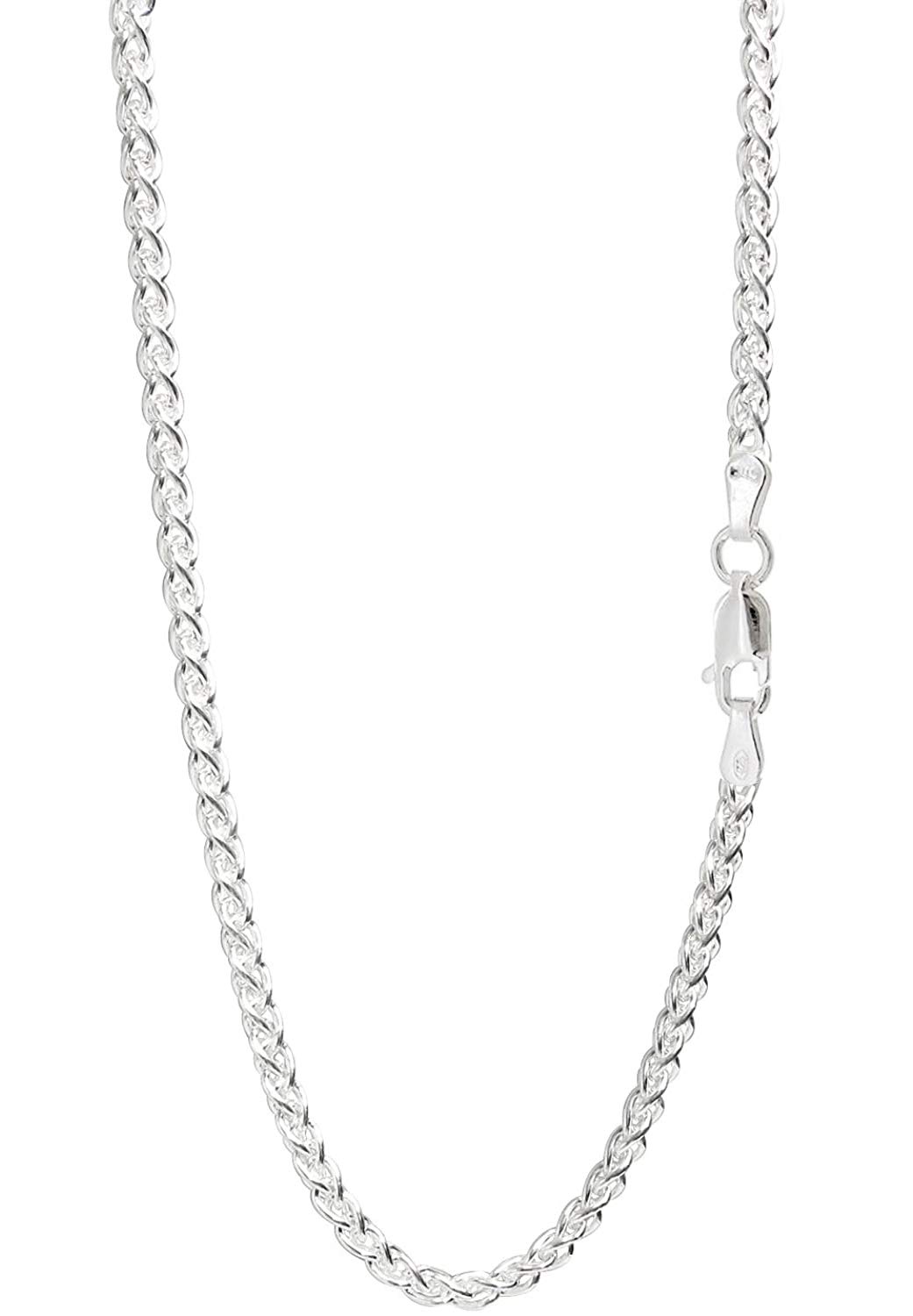 

Gin no Spiga Chain Length Width Silver 925 Necklace Chain Necklace Chain sv925 Chain only [Shinjuku Kura] 40-60cm (60cm) approx. 2.6mm Men s