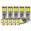 10 PIÈCES Ampoules LED W5W T10 Canbus 12-SMD 12V/24V Blanc 6500K 194 168 Lumières de Plafonnier Intérieur de Voiture Lumière de Stationnement Lampe Auto 4W