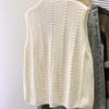 Vest for Women Cotton Autumn Winter Sleeveless Tops Knitted Sweater Vest Oversize Thickened Vest