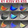 Helmet Visor for AGV K3SV K1 K5 K5S Detachable Helmet Glasses Motorbike Full Face Helmet Visor Lens Moto Accessories Wind Shield
