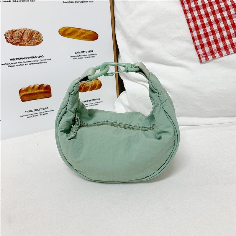 

2025 New Mini Crescent Dumpling Bag with Detachable Shoulder Strap - Simple, Lightweight Crossbody. 25x9x12 светло-зеленый