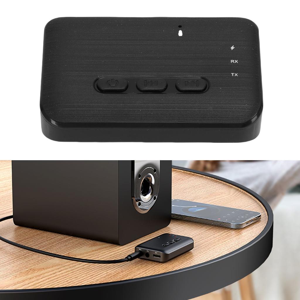   5.3 Transmitter and Receiver 10m Range Stable Connection HD Sound 3.5mm   2 In 1   Adapter for Car Home Stereo