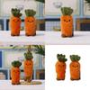 Cartoon Carrot Plush Keychain With Cute Vegetable Design For Kids And Teens