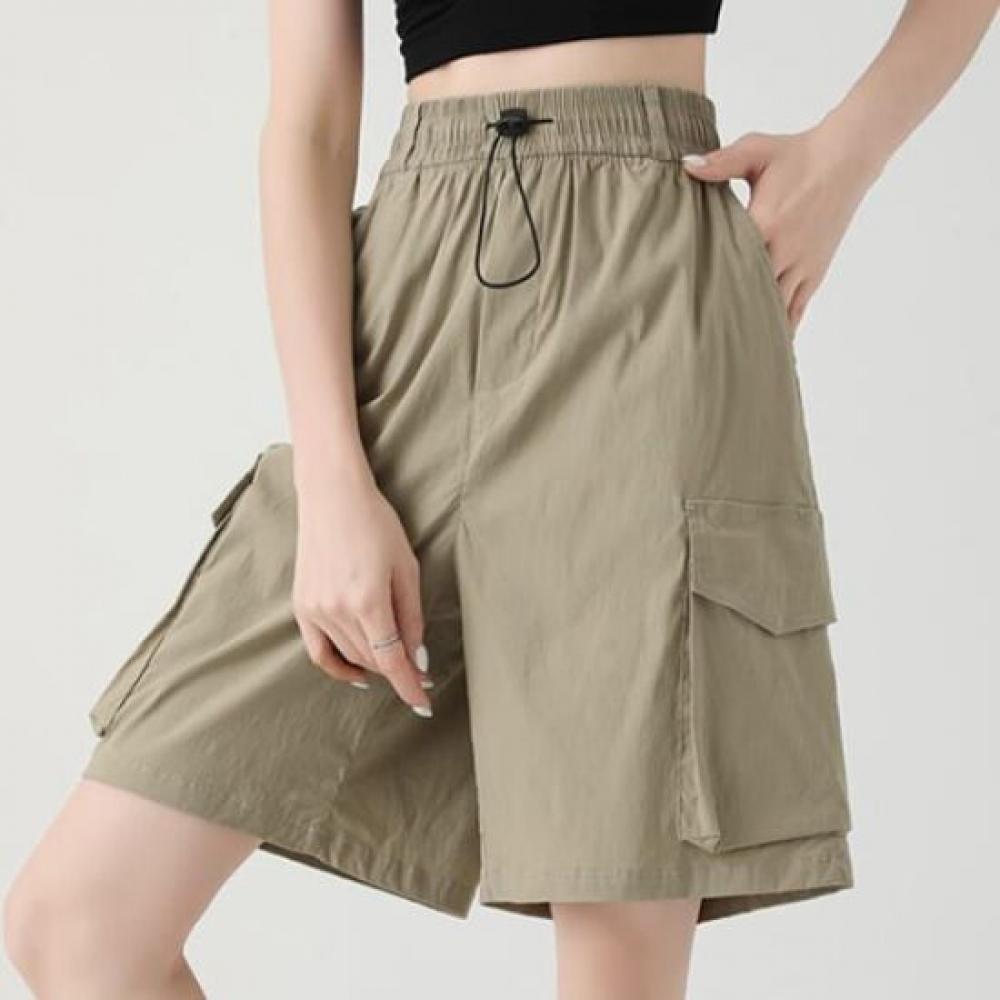 Navava Women S caSual Pocket Wide Banding ShortS Np373