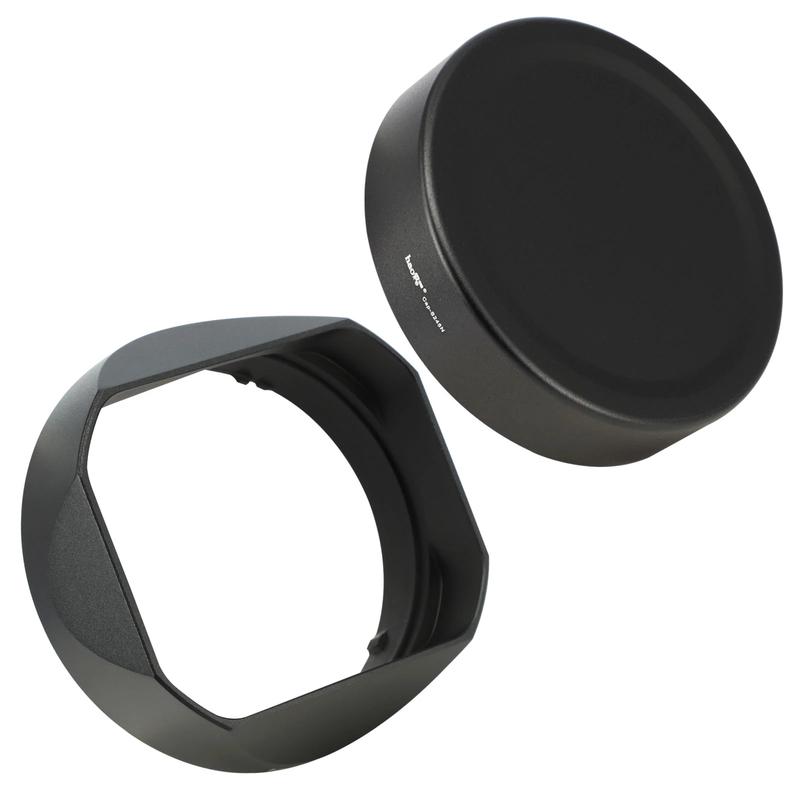 

Haoge LH-S245N Bayonet Square Metal Lens Hood for Sony FE 50mm F2.5 G FE 40mm F2.5 G FE 24mm F2.8 G Lens Shade with Lens Cap