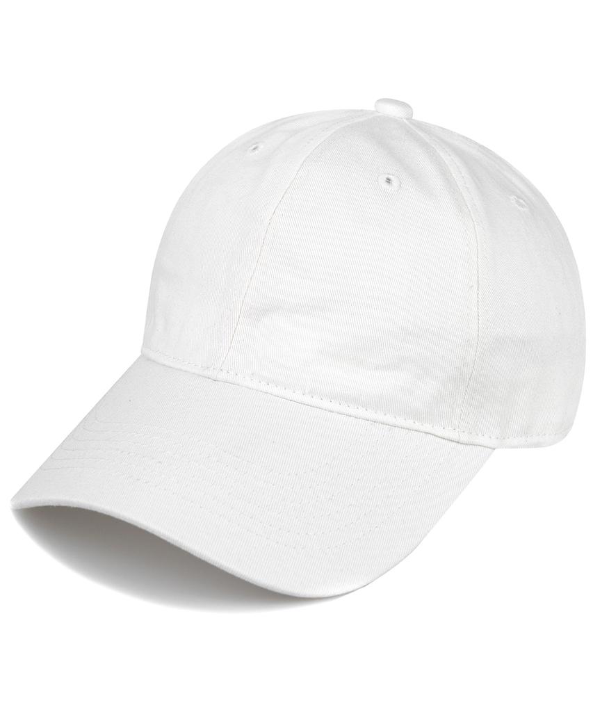 Chaebteo Casual Washing Ball Cap - White