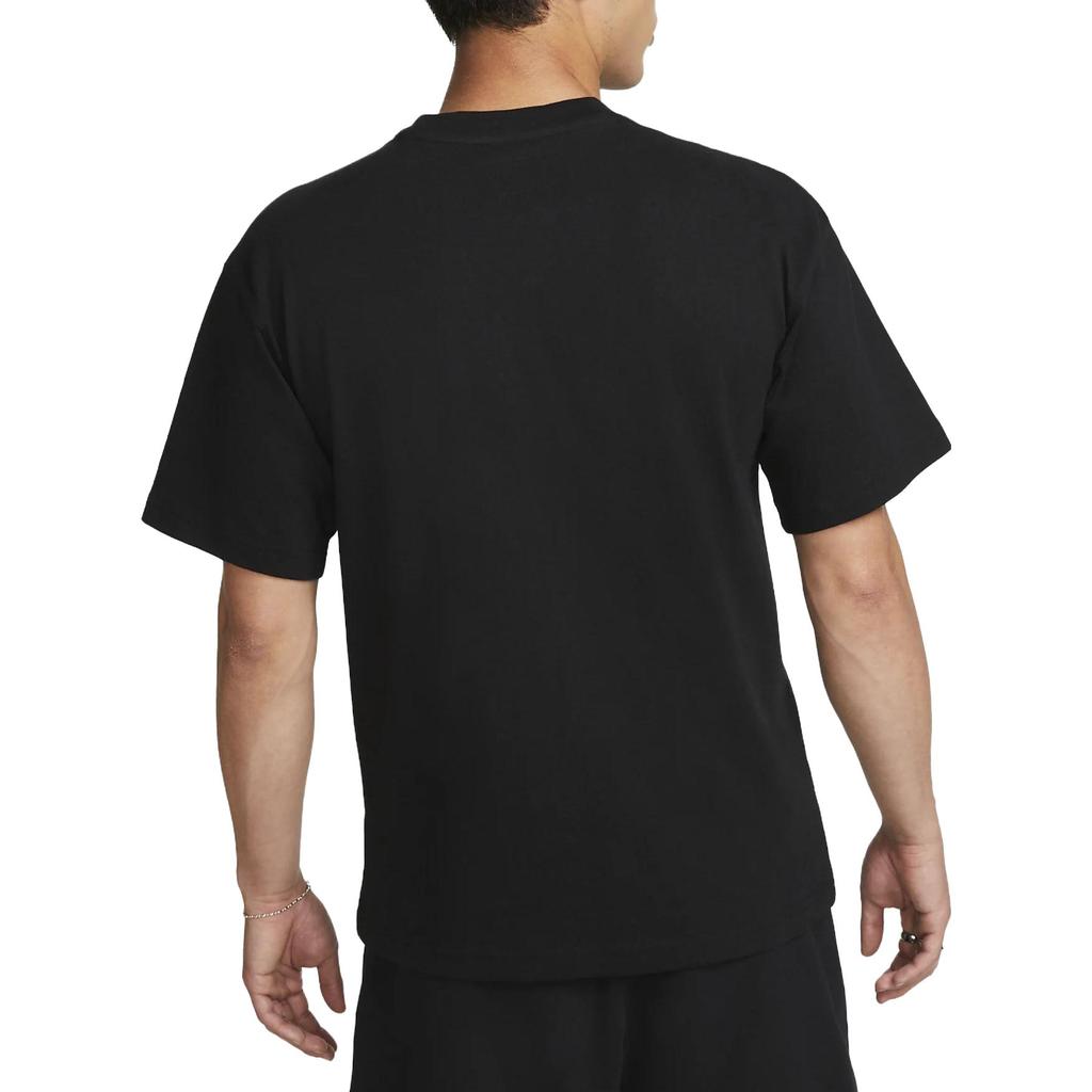 Nike Γεωμετρικό Μοτίβο Φαρδύ Κοντομάνικο T-Shirt Ανδρικά Top Μαύρο FN4255-010