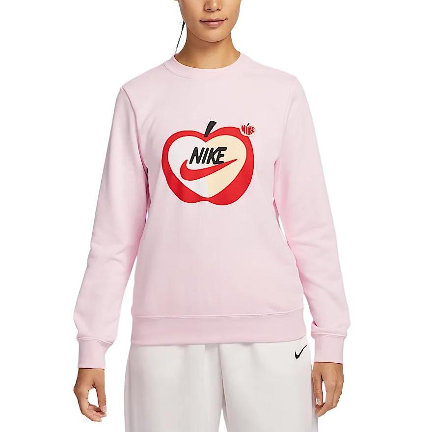 Nike Sportswear Phoenix Fleece Logo Crewneck Sweatshirt Women Sweatshirt Foam-Pink IB8232663