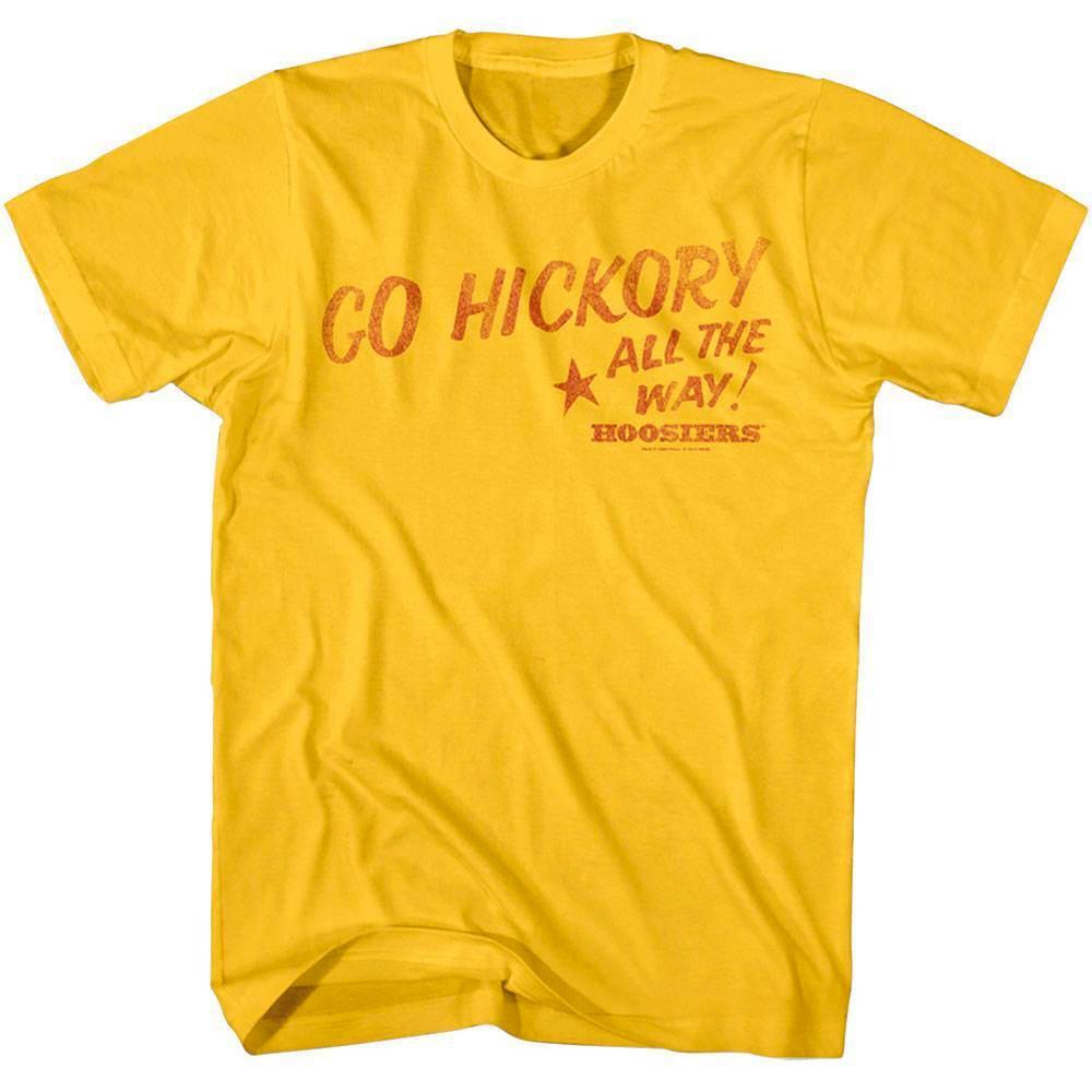 Hoosiers Go Hickory All the Way Men T Shirt S