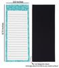 Inkdotpot 3er-Pack Magnetische Kühlschrank-To-Do-Listen-Notizblöcke - Magnetische Memo-Pads für Kühlschrank-  (50 Blatt