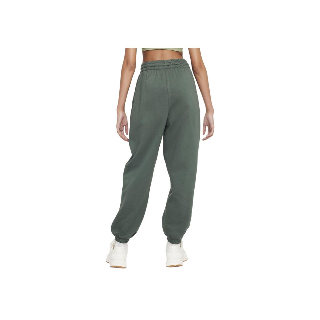 Nike Kids Solid Color Elastic Waist Cuffed Pants Retro Green Kids bottoms FZ5571-338