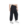 Under Armour Icon Wordmark Fleece Oversized Comfortable Soft Loose Knit Sports Pants Women Bottoms Black 1386503-001
