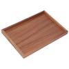 Bamboo Tea Serving Tray Multifunction Decorative Rectangle Bamboo Vanity Tray for Hotel Home Bathroom