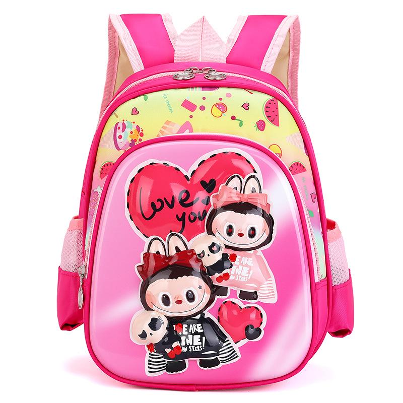 12-inch Schoolbag Boy Backpack 3D Three-dimensional Hard Shell Pull Cloth Cartoon Cute Girl Student Bag CLE