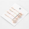 Ins Cloud Hairpin 4-piece Set (Rose Gold)