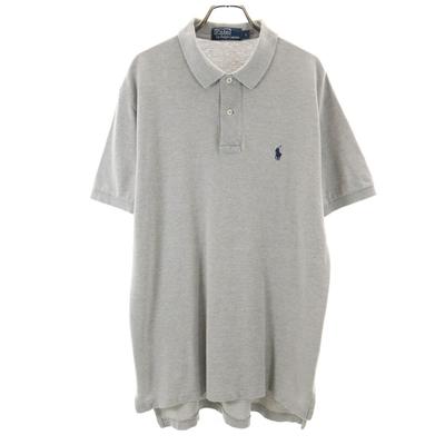 Polo by Ralph Lauren Camisa Polo de manga curta L cinza Fawn Masculina Usada