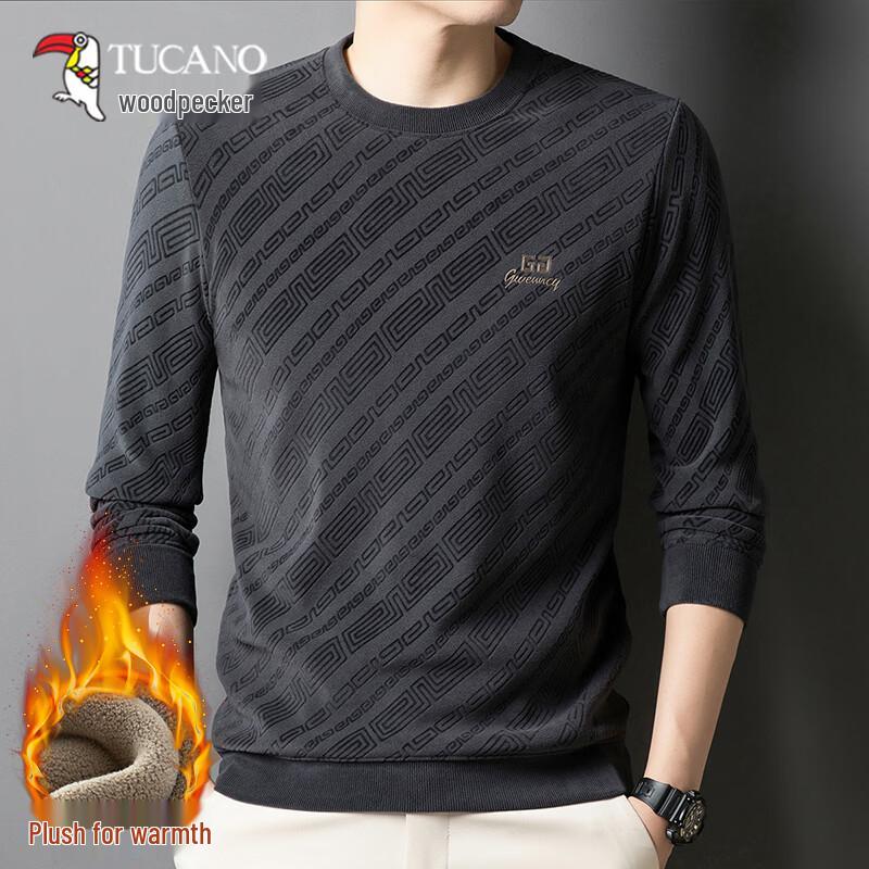 TUCANO Men s Winter Plus Velvet Knit Sweater L
