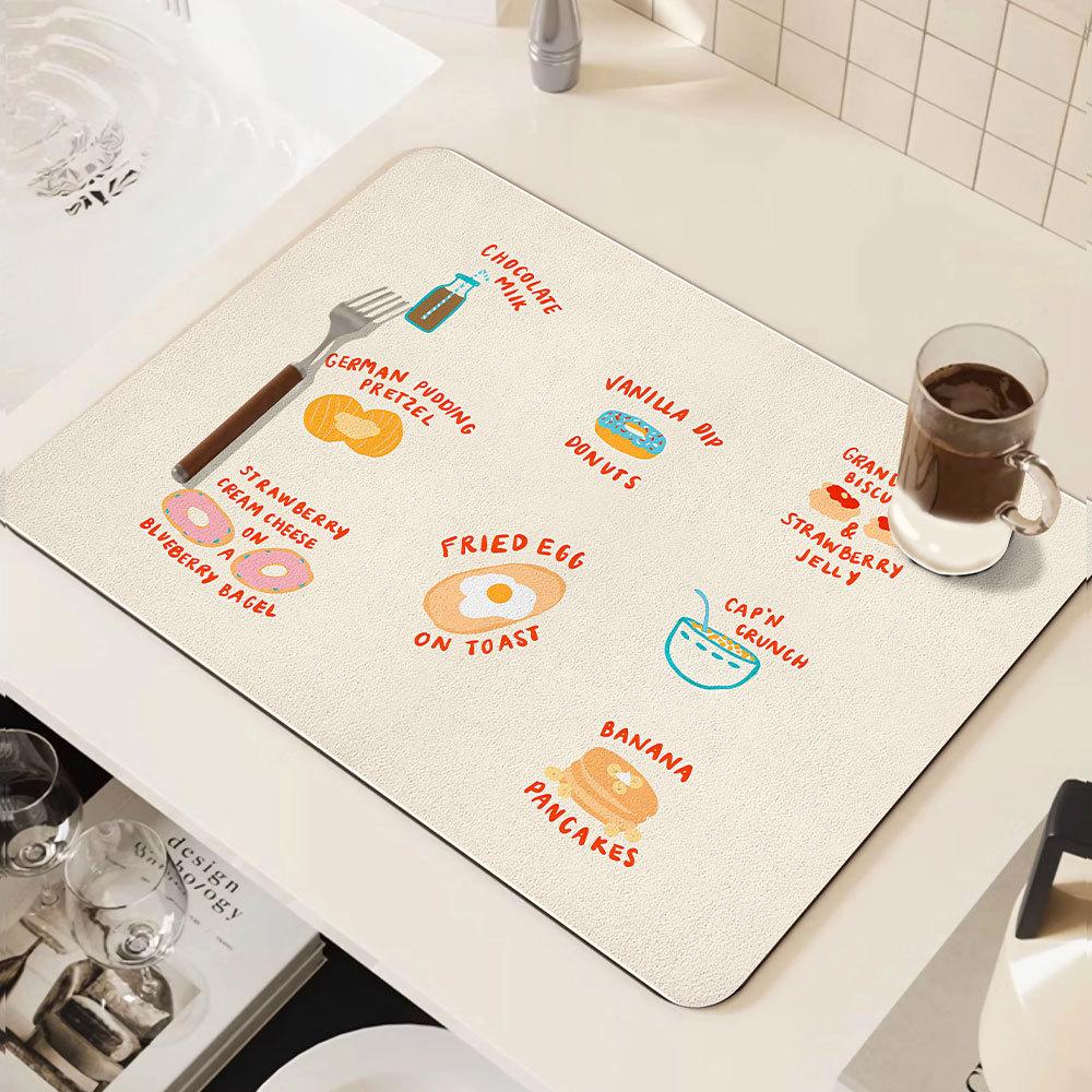 Multi-themed Placemats, Waterproof and Oil-resistant Household Table Mats, Kitchen Tabletop Decorative Mats.