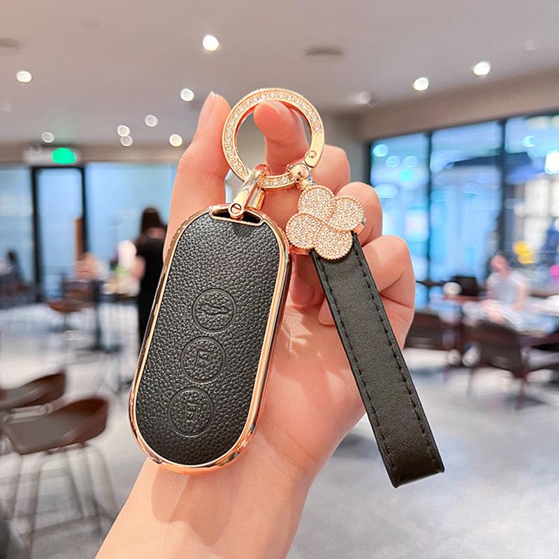 Applicable To Q Jie Key Set Huawei AITO Q Jie M7 M5 Bag M9 Car High-end M8 Shell Buckle for Men and Women