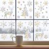 2PC Laser Glass Paper Sunshine Catcher Colorful Window Stickers Rainbow Prism Anti Collision Christmas Snowflake Glass Sticker