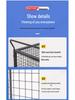 Warehouse Mesh Cart - Multi-Functional Folding Hand Truck for Silent Transport and Load-Bearing Handling