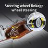 1:24 Scale 500K E-TYPE Model Car Toy Rubber Tires Wheel Steering Miniature Vintage Car Light Music Vehicle Kids Festival Gifts
