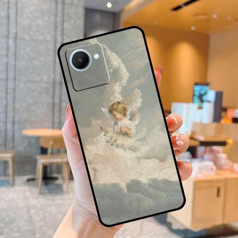 Cartoon Angel Baby Printing Case For Realme C55 C33 C31 C35 C30 C11 C15 C25s C21Y GT Neo 5 3T 2T 8 9 10 11 Pro Plus