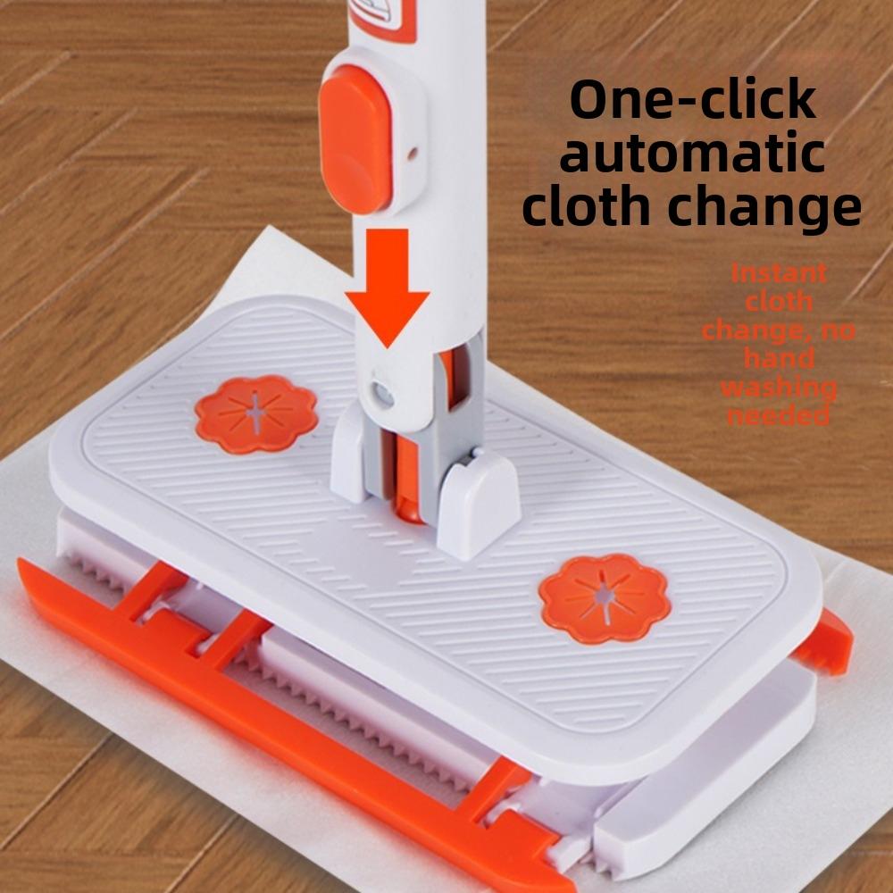 Locking Head Detachable Mini Mop Flexible Clip Face Towel Small Mop Spin Mop  Living Room