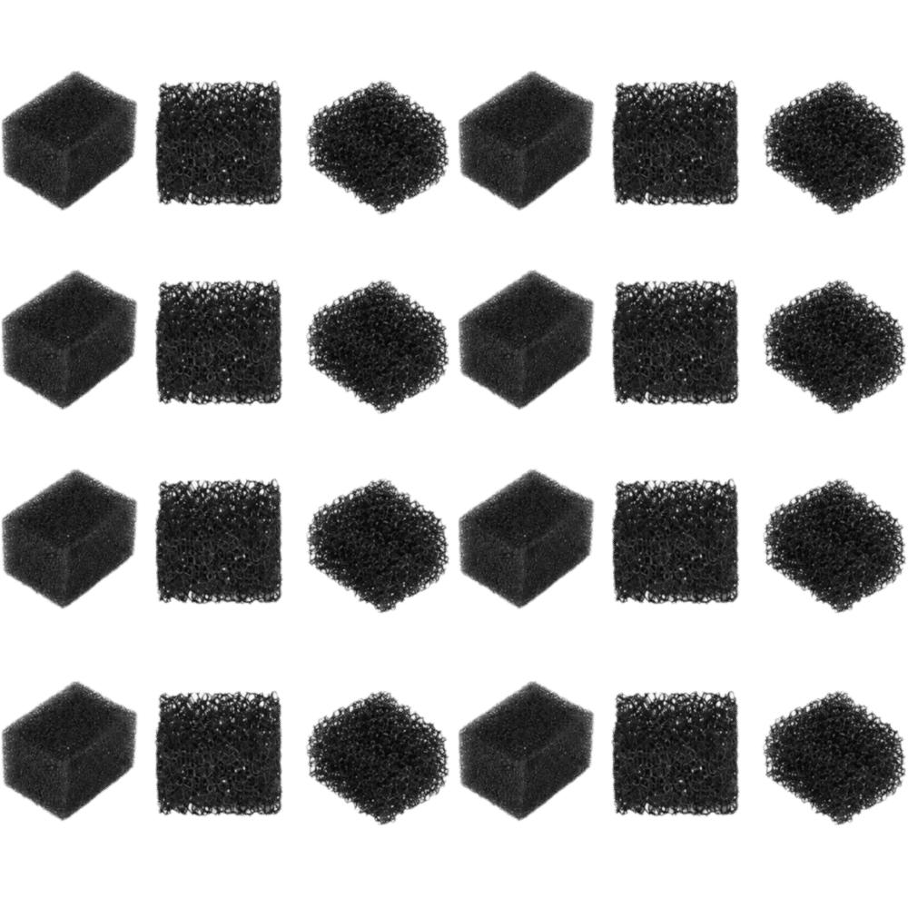24pcs Face Makeup Tool Special Effects Makeup Sponges Black Color Makeup Sponge Tools  Art Shaping