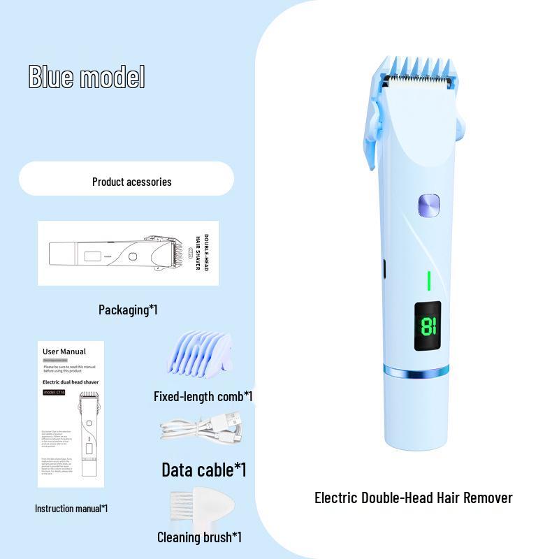 

Women s Rechargeable Electric Shaver & Trimmer: Painless Two-in-One Body & Face Hair Removal Device for Sensitive Areas