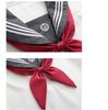 Japanske JK Cosplay Uniform Sett Grå Krage Broderi Matros Dress Kvinner Uniform College Style Kvinner JK Cosplay kostyme