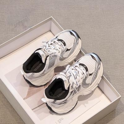 Children's Sneakers Spring Autumn Dad Shoes Breathable Mesh Shoes Women