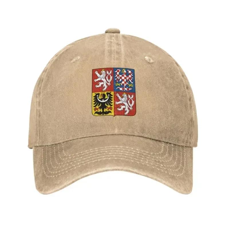 Custom Classic Unisex Cotton Coat Of Arms Of The Czech Republic Baseball Cap Adult Adjustable Dad Hat for Men Women Sports