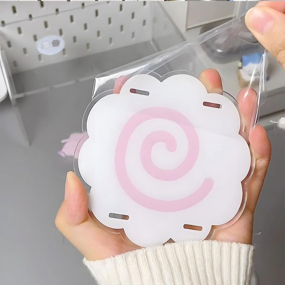 Durable Cute Sweet Pen Holder Acrylic Portable Desktop Organizers Box Multifunctional Storage Box Home Office Supplies