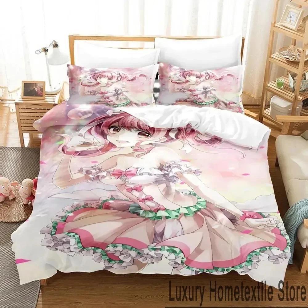 3D Print BanG Dream Anime Girls Band Party Bedding Set Boys Girls Twin Queen King Size Duvet Cover Pillowcase Bed Boys Adult