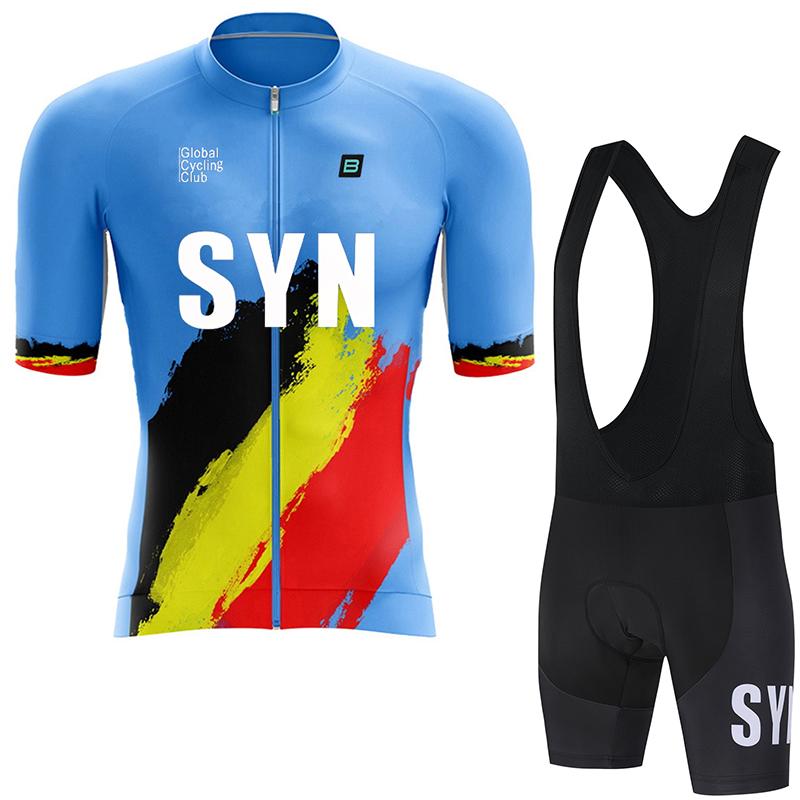 2026 Summer Breathable Cycling Shirt Men s Cycling Bib Mesh Cycling Top Sponge Pad Cycling Pants Polyester Cycling Sportswear Men s Bicycle XS