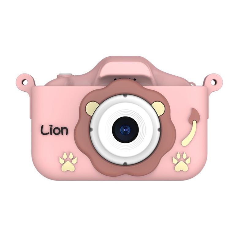 Children's Dual Lens Cartoon Digital Camera with Selfie, Video, Game, and Music Features