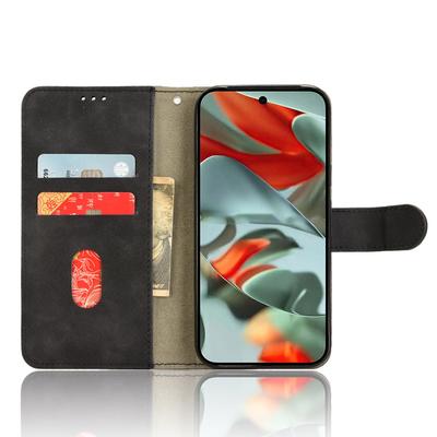 For Google Pixel 9 Pro/Pixel 9 Wallet Case Skin-Touch Texture Flip Leather Phone Cover