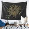 Antikes Griechenland Medusa Gorgone Vintage Stil Wandteppich Dekoration Kunst Ästhetische Wandteppiche für Schlafzimmer Haus Wandtuch Wandbehang
