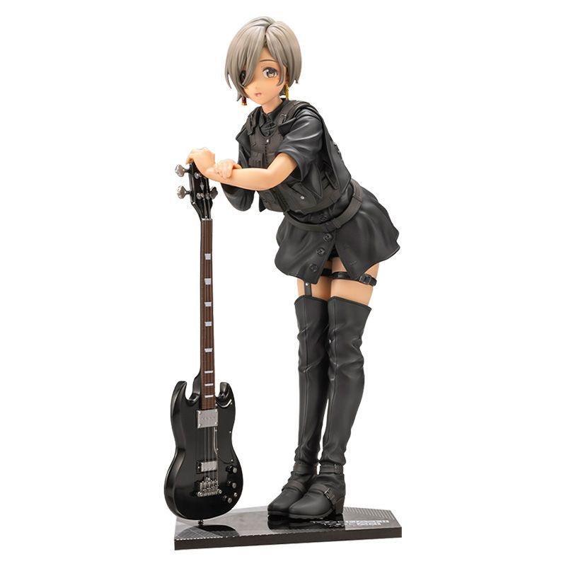 Schwarzes Kleid Mädchen Band Figur 1/7 Anime Mädchen PVC Actionfigur Spielzeug Statue Sammlermodell Puppe Schwarzes Kleid Mädchen Band