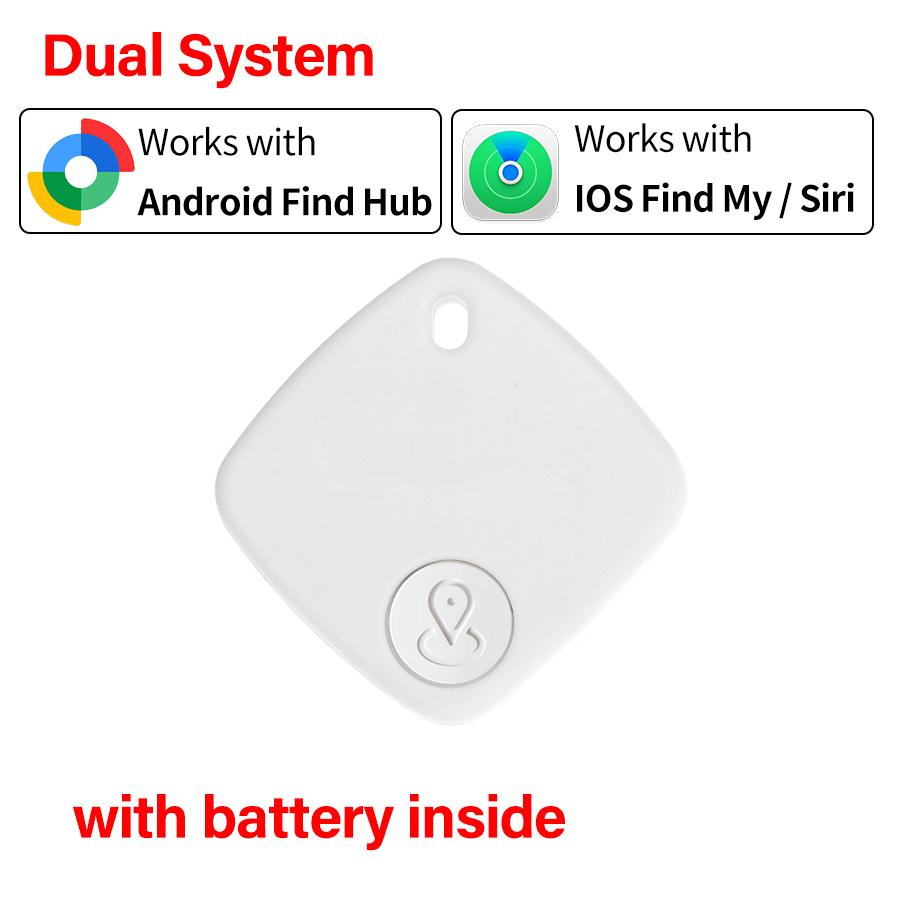 Android IOS GPS Tracker Smart Tag Bluetooth Locator Key Finder for iPhone Google Find My Anti-Lost Device for Wallet Pet Kids