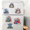 6Pcs Gift Series Diamond Art Fridge Magnet Diamond Painting Refrigerator Magnet Diamond Painting Fridge Magnet for Adults Beginners
