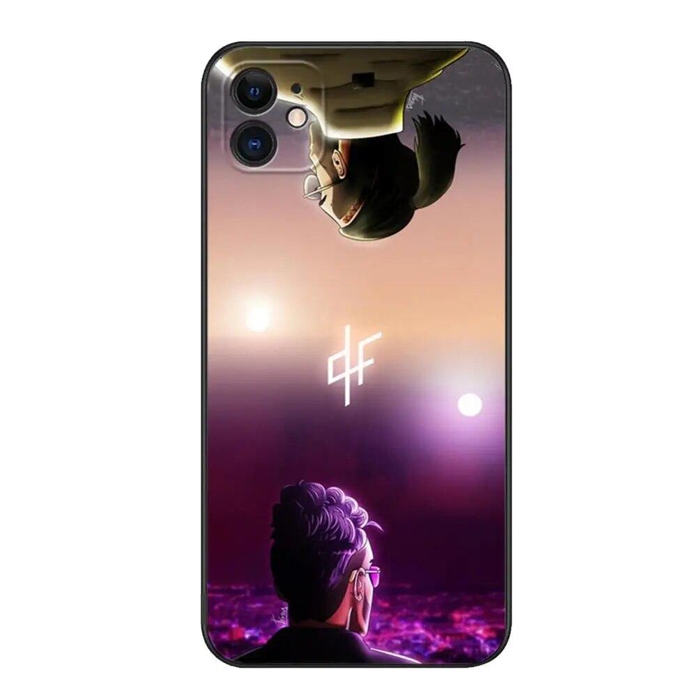 Lovely Soft Animation Fashion Phone For Iphone 11 Plus Max 12 13 Mini XR 8 6 6s 7 14 Pro XS X Silicone Silicon Straight TPU Soft Case Cover