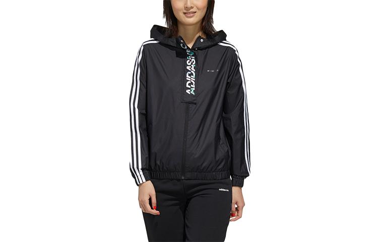 Adidas Neo Jackets Women s Black Hooded Moderate FP7336 S