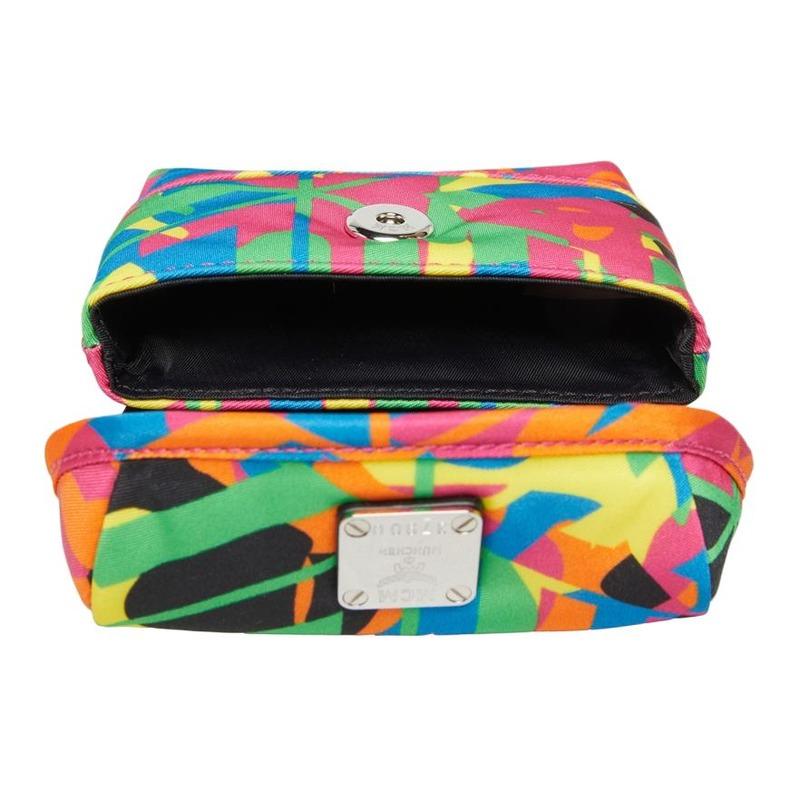 MCM Aren Fall Winter Printed Pattern Logo Multicolor clutch bag MXZCATA01MT001