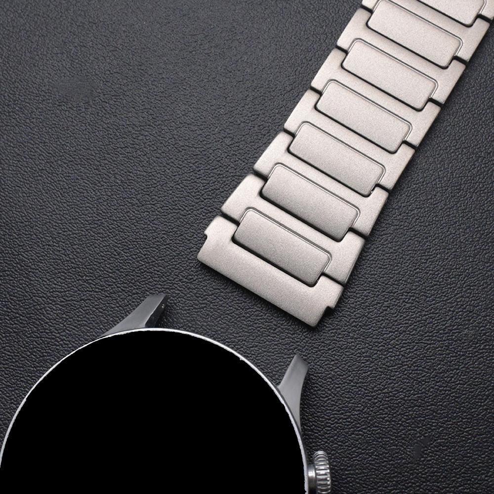 22mm titanový řemínek pro Huawei Watch GT6 GT5 Pro 46mm Ultimate Watch 4 Pro Business kovový pásek pro Amazfit Balance Active 2