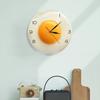 Clock Fried Egg Digital Pointer Silent Restaurant Acrylic Living Decor Room