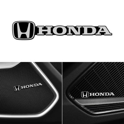 4pcs for Odyssey Spirior CRV Civic XR-V HR-V City Accord Jazz Car Speaker Audio Speaker Badge Stereo Emblem Sticker Stying